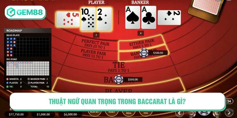 Thuật ngữ quan trọng trong Baccarat là gì?