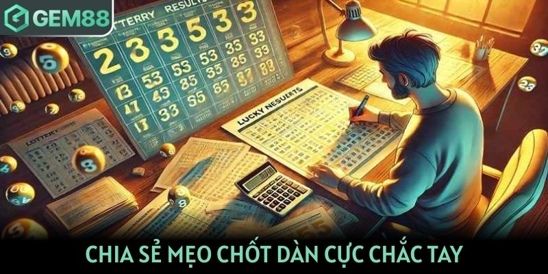 Chia sẻ mẹo chốt dàn cực chắc tay