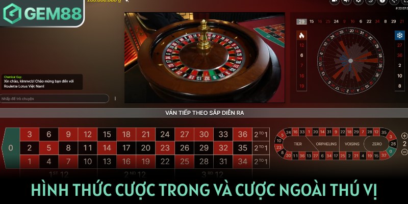 Hình thức cược trong và cược ngoài thú vị