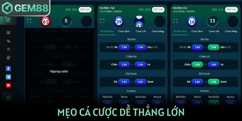Mẹo cá cược dễ thắng lớn