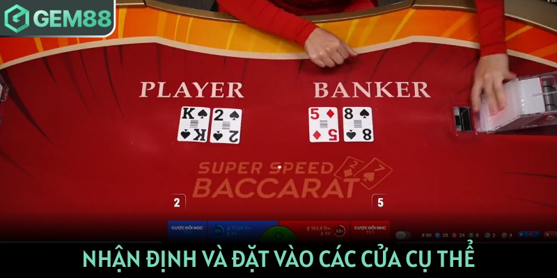 Nhận định và đặt vào các cửa cụ thể