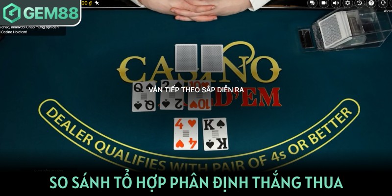 So sánh tổ hợp phân định thắng thua