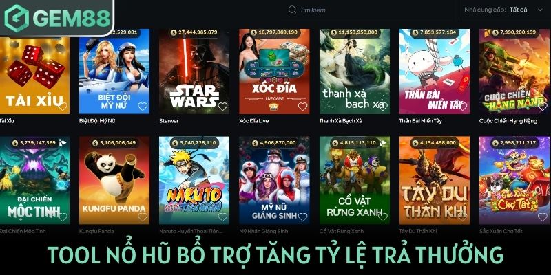 Tool nổ hũ bổ trợ tăng tỷ lệ trả thưởng